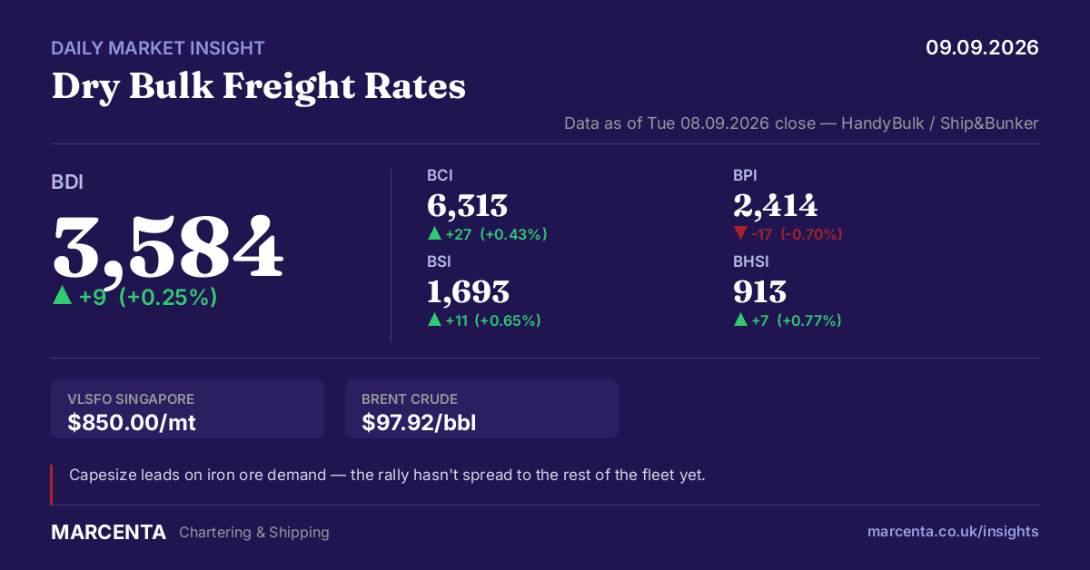Market Insight — 9 September 2026
